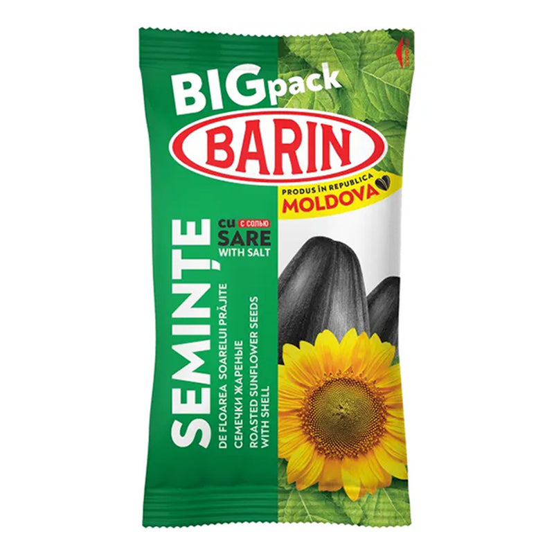 Semințe de floarea soarelui prăjite cu sare 200 g BARIN - Delumani - Magazin Online Romanesc 