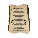 Placheta lemn - Draga bunico! - Delumani - Magazin Online Romanesc 