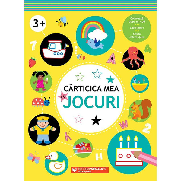 Carticica mea cu jocuri (3 ani+) - Ballon Media - Delumani - Magazin Online Romanesc 