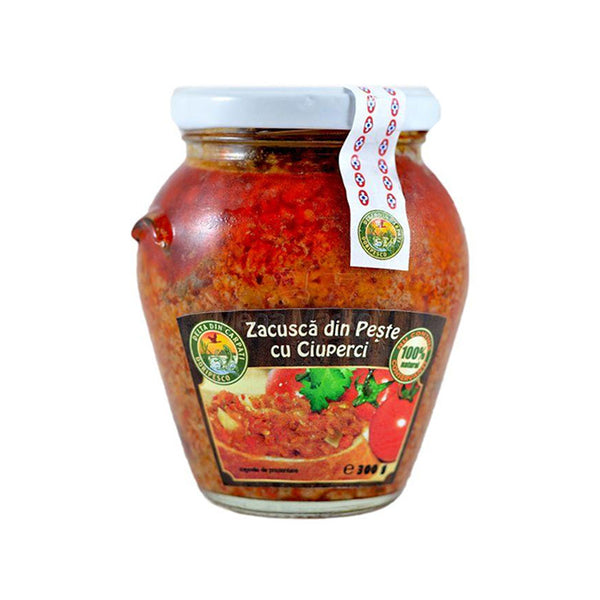 Zacusca din peste cu Ciuperci (Doripesco)